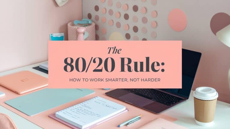 The 80/20 Rule: How to Work Smarter, Not Harder