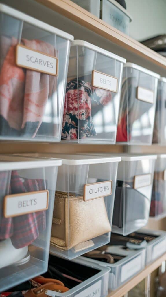 Bins for Accessories