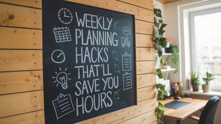 Weekly Planning Hacks
