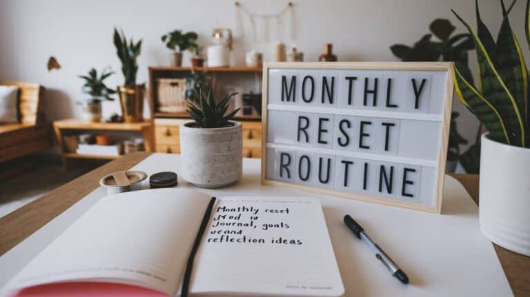 Monthly Reset Routine