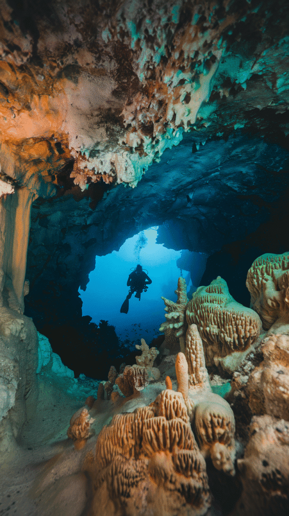 Cave Diving in Sardinia: Underwater Magic Awaits. Extreme Adventure in Italy