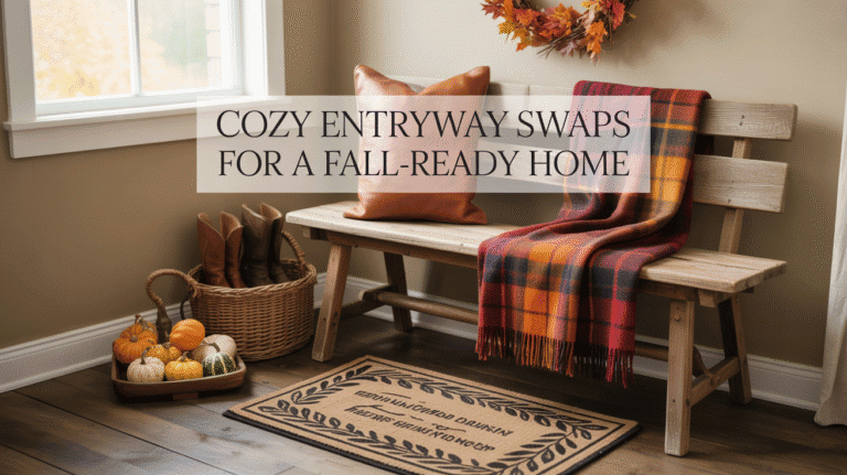 Cozy Entryway Swaps for a Fall-Ready Home