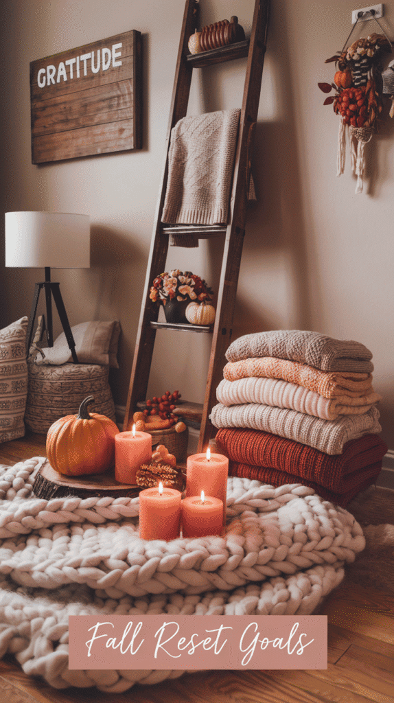 Discover ways to embrace coziness this fall with creative goals that prepare you for the year's end.
