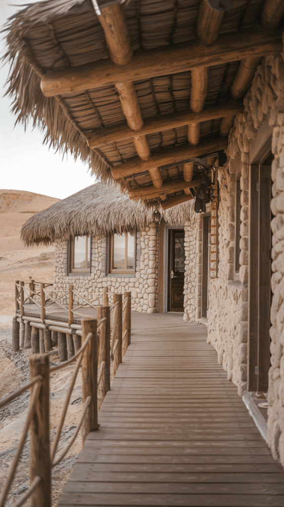 Engage with the Bedouin culture and desert landscapes at eco-friendly Feynan Ecolodge in Jordan.