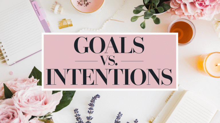 Goals vs. Intentions