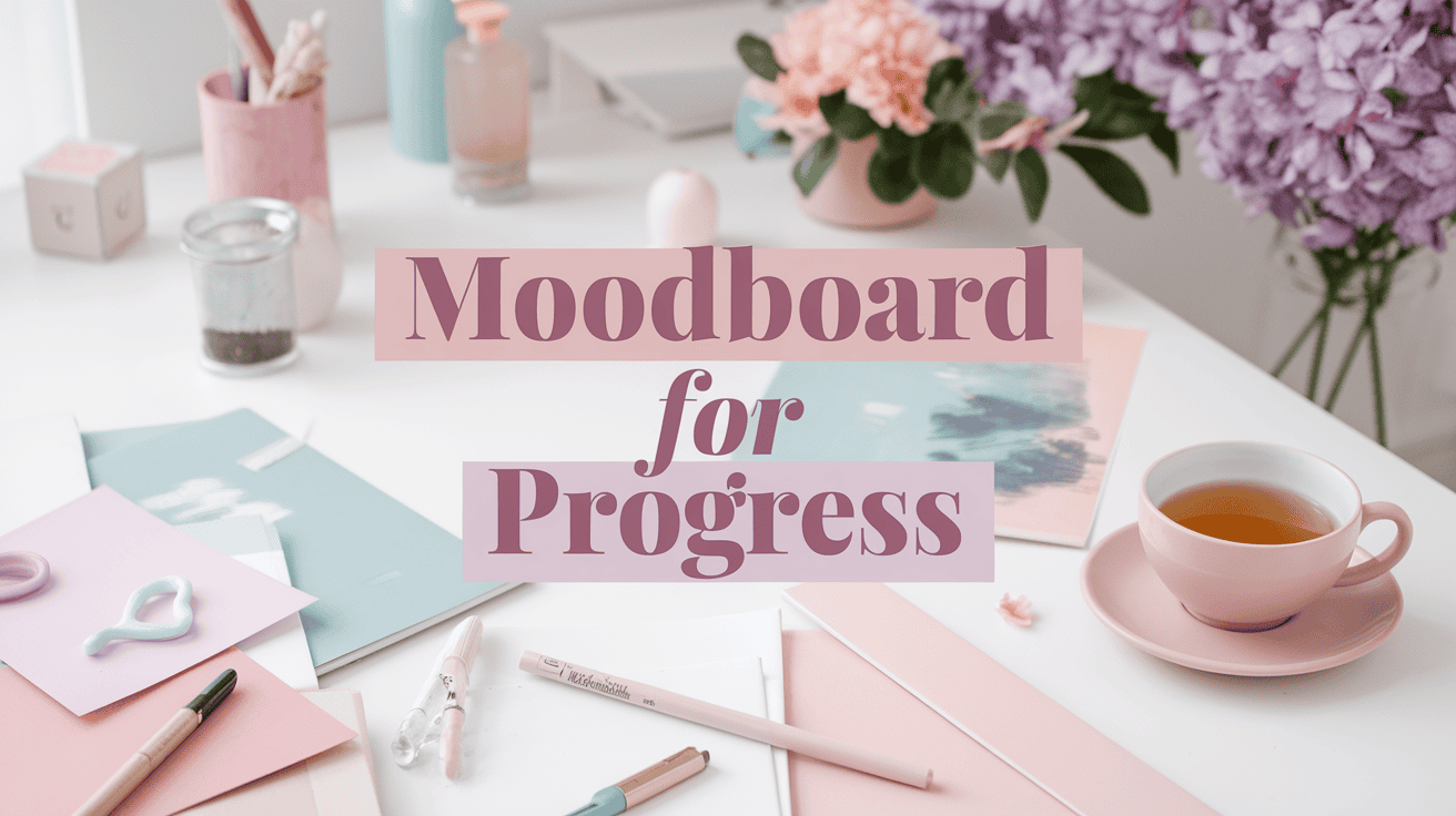 Create a Monthly “Moodboard for Progress”
