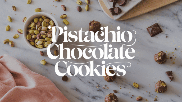 Pistachio-Chocolate Chunk Cookies