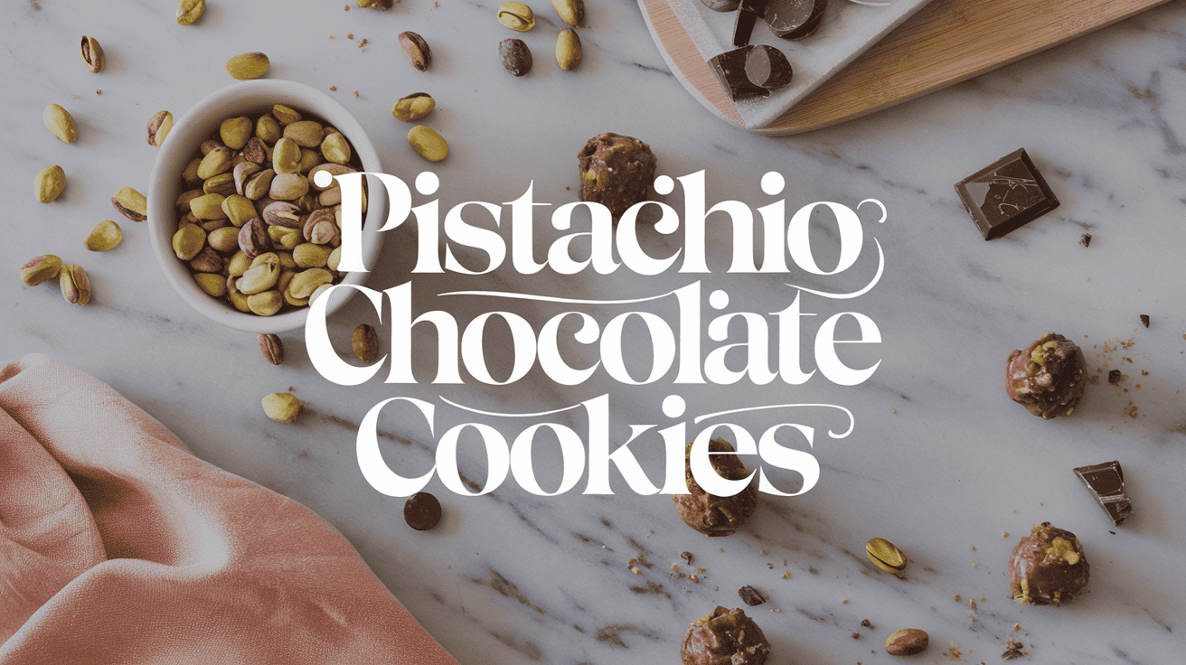 Pistachio-Chocolate Chunk Cookies