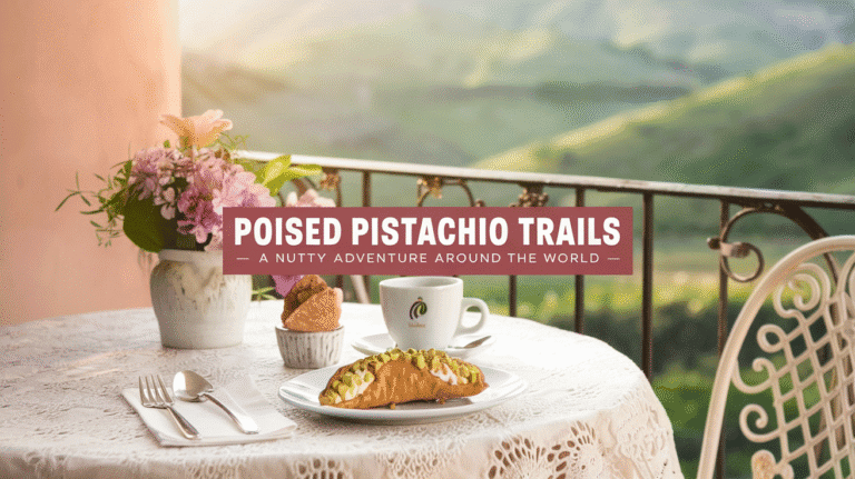 Poised Pistachio Trails
