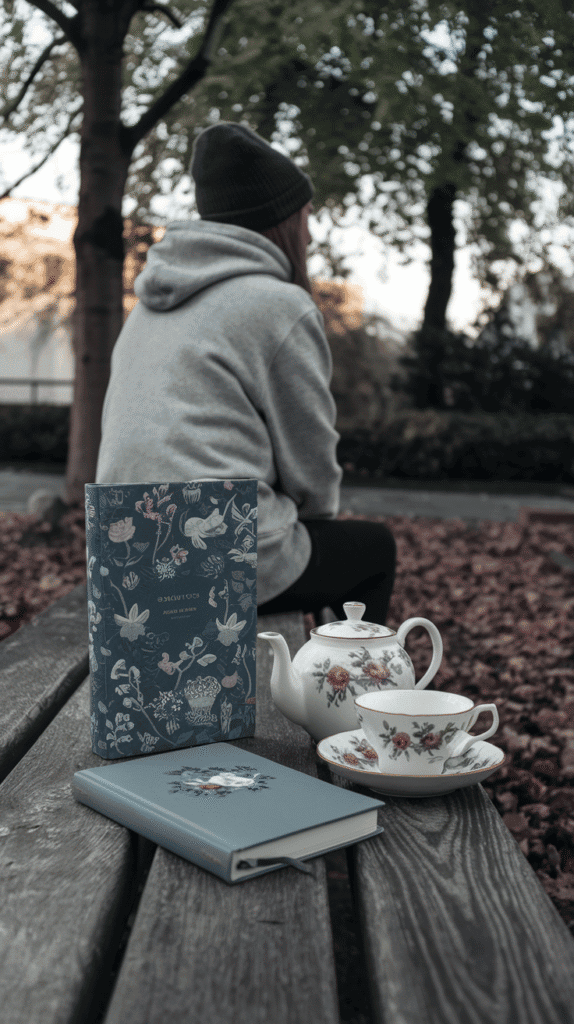You wake up early not because you “have to,” but because you love the quiet moments with your beautiful hardcover journal and tea before the world wakes up.