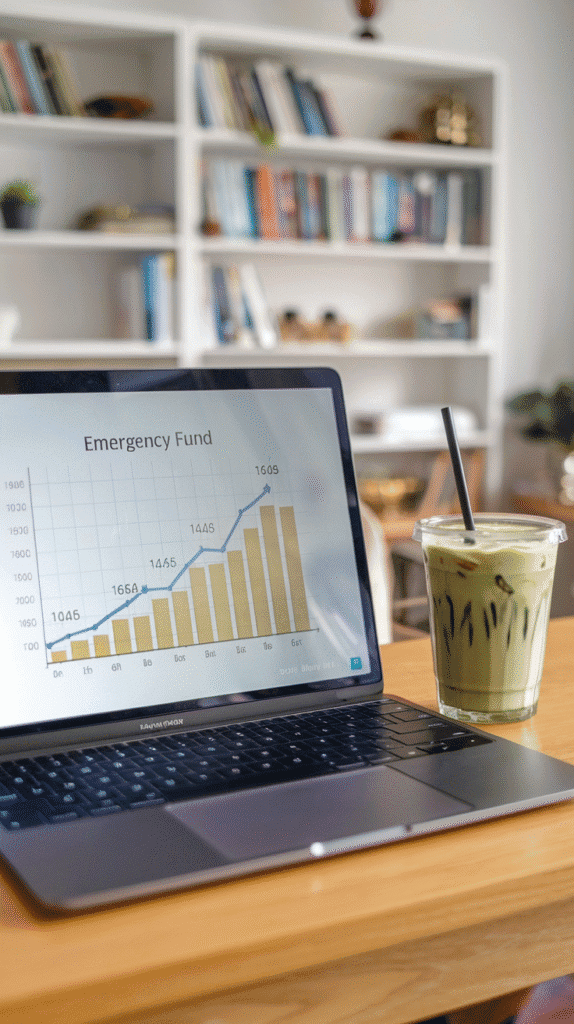 Imagine seeing your emergency fund grow each month while sipping your favorite iced matcha latte. Every dollar saved feels like a high-five to your future self.