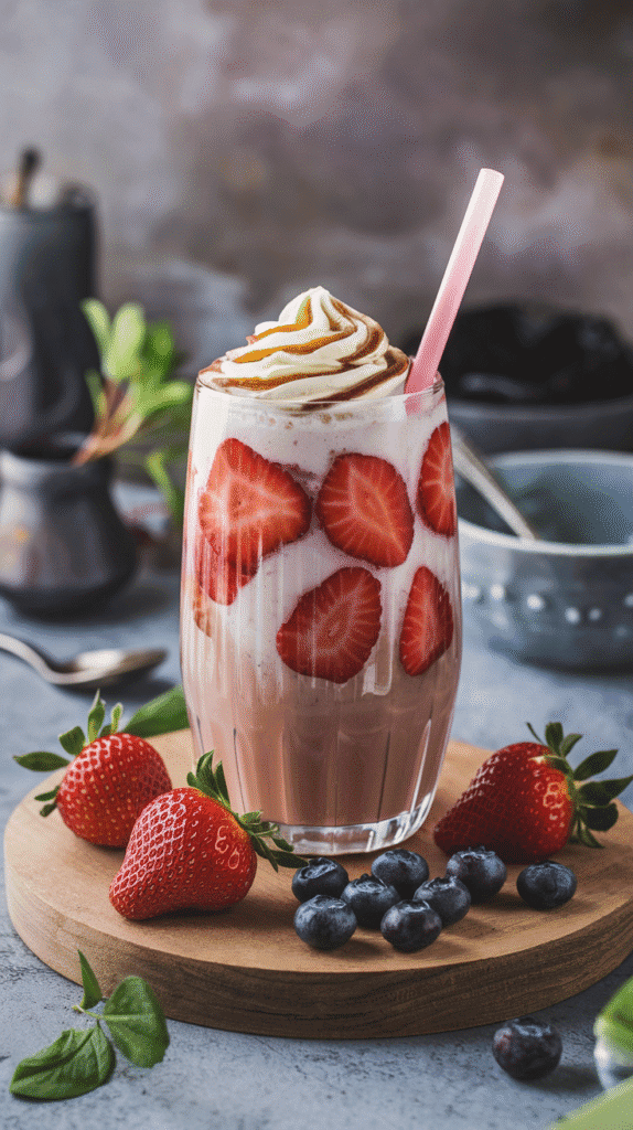 The Strawberry Açaí Refresher is the ultimate classic that never goes out of style. Bursting with sweet strawberry flavors, a hint of açaí, and accented by green coffee extract.