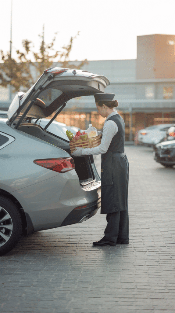 Enjoy the luxury of having your errands done with minimal effort by using curbside pickup and delivery services.