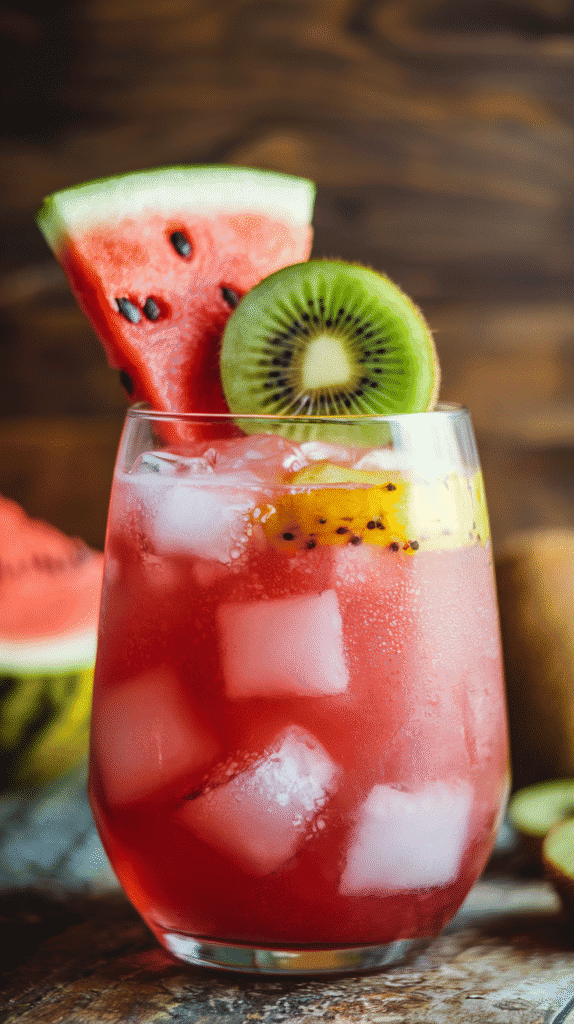This drink combines juicy watermelon with a kick of tart kiwi for a refreshingly tangy twist. It's already making waves as the ultimate thirst-quencher for hot days.
