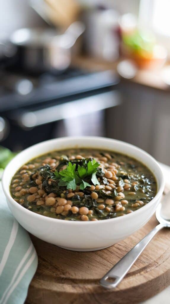 Lentil & Spinach Soup
