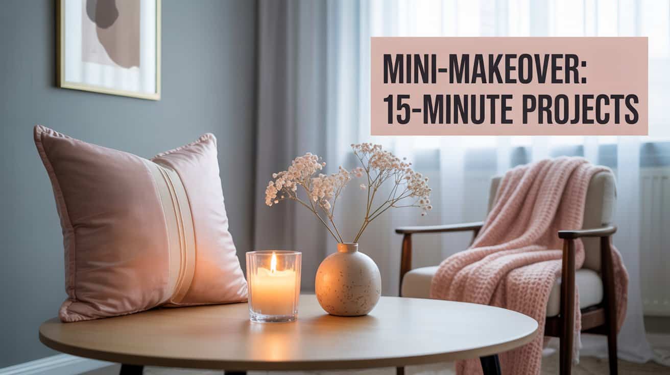 Mini-Makeover: 15-Minute Projects That Change a Room’s Mood