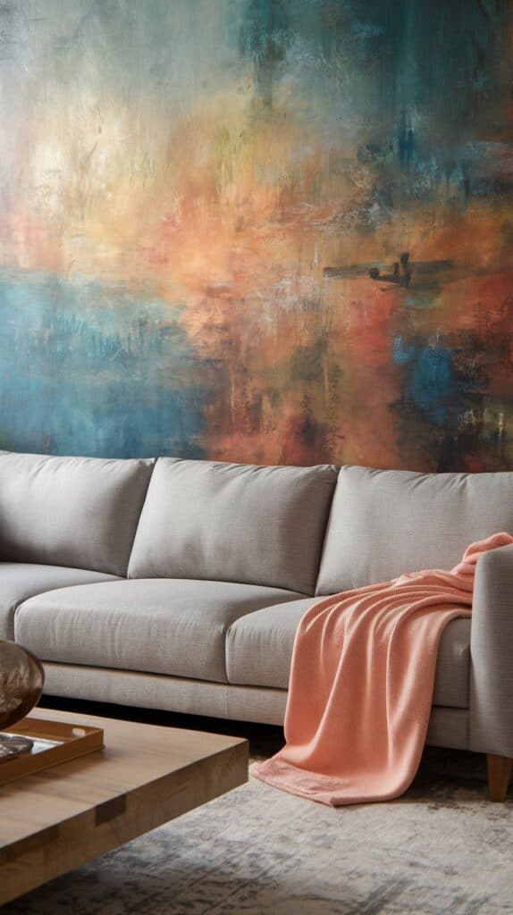 Pop of Color with a Throw