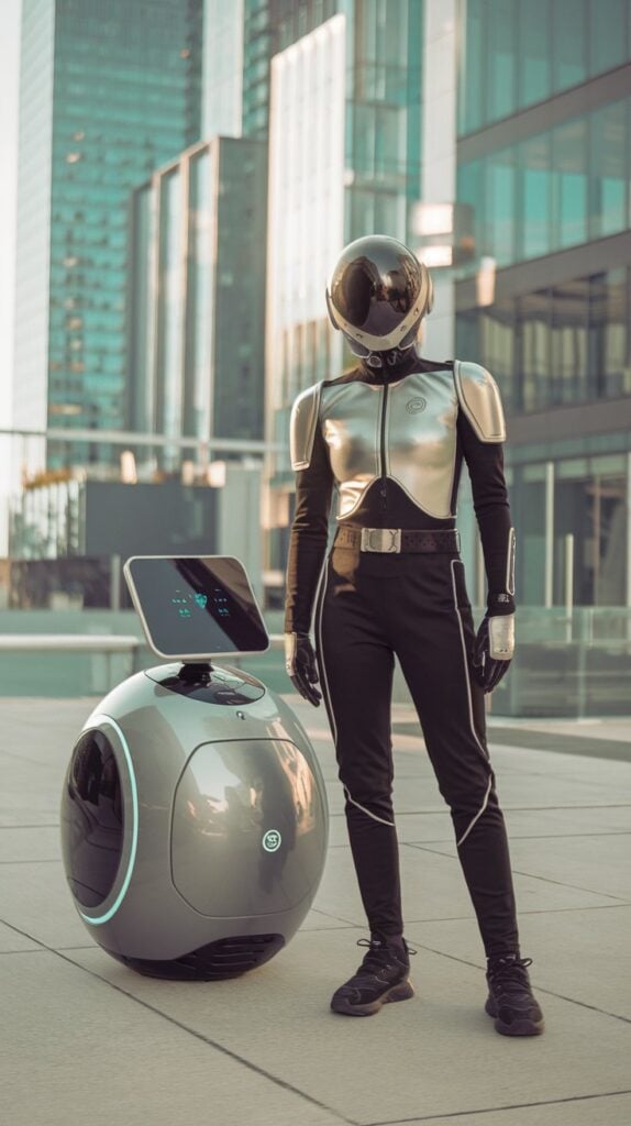 Halloween Costume Trends 2025: It feels fresh, edgy, and gender-neutral. LED accessories and chrome makeup help you stand out in the dark (and look amazing in photos).