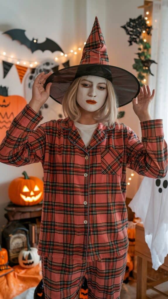 They're comfy, budget-friendly, and easy to throw together if you're short on time (or motivation). Great for last-minute parties or just answering the door for trick-or-treaters.