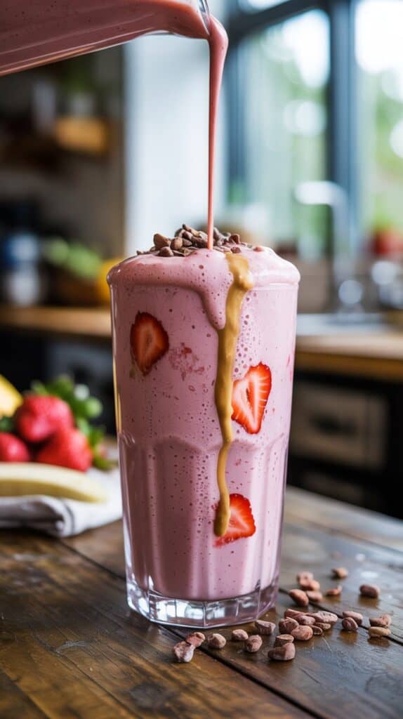 This smoothie is creamy, filling, and tastes like dessert.