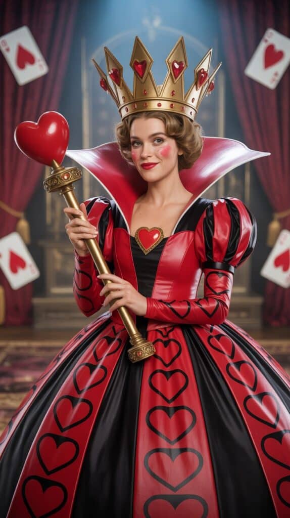 Top 8 Alice in Wonderland Costumes: Fierce and fabulous, the Queen of Hearts brings drama to any Halloween celebration. Think bold red and black gowns, dramatic collars, and heart motifs from head to toe.