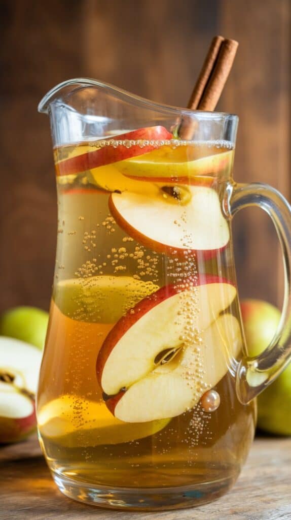 Apple Cider Recipes: Sparkling Apple Cider Sangria